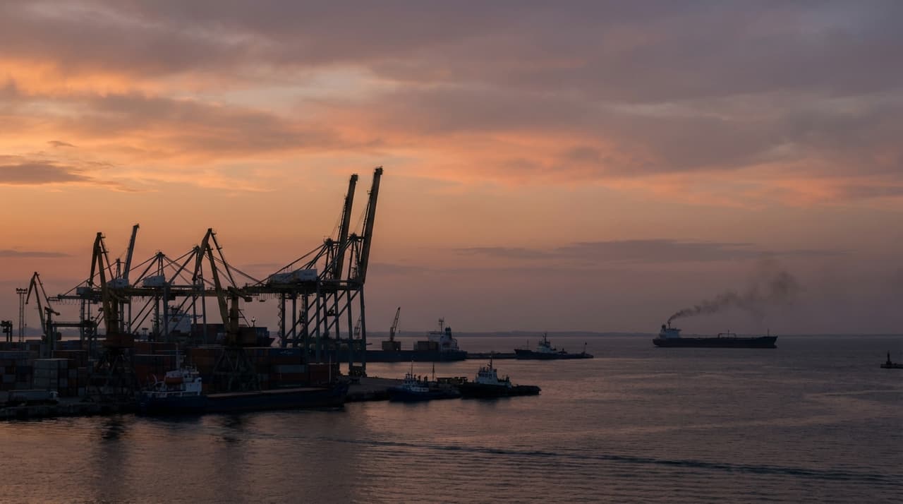 Civilian Vessel Catches Fire in Russian Attack on Odesa Region, Threatening Black Sea Shipping Corridor