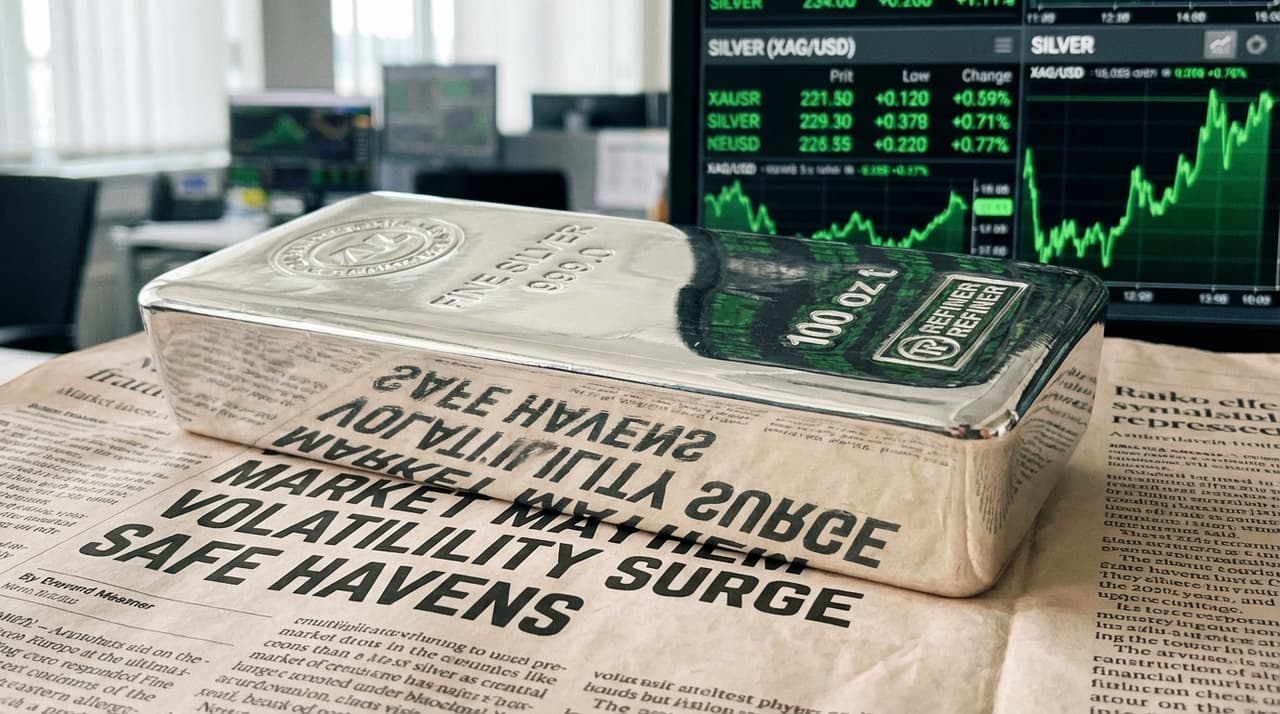Silver Soars to Record $121 per Ounce, Extending Historic Rally